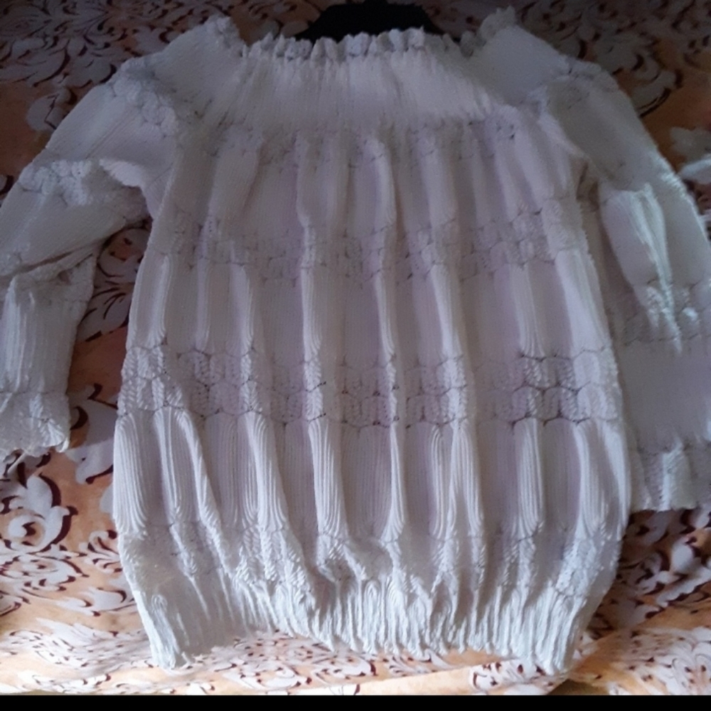 White off the shoulder blouse